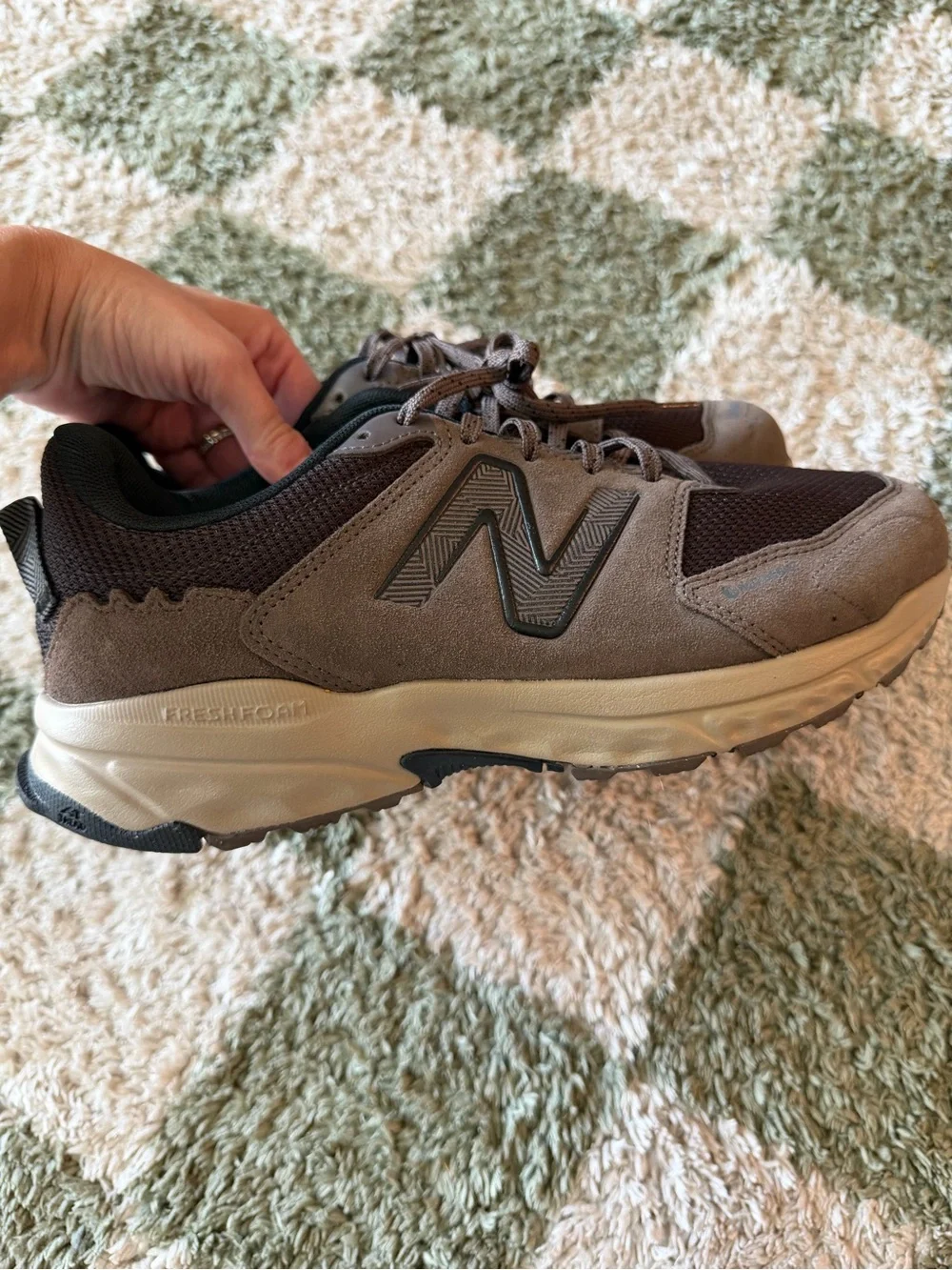 New Balance Men’s Brown and Tan Fresh Foam Sneakers T510